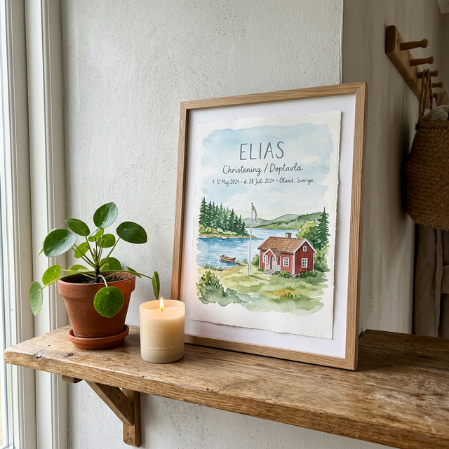 Exempel på present från Johan, gudfar